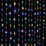 300/600 Led Curtain Fairy String Lights Wedding Outdoor Christmas Garden Party