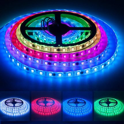 12V WS2811 Dream Color Addressable RGB LED Strip with RF Remote
