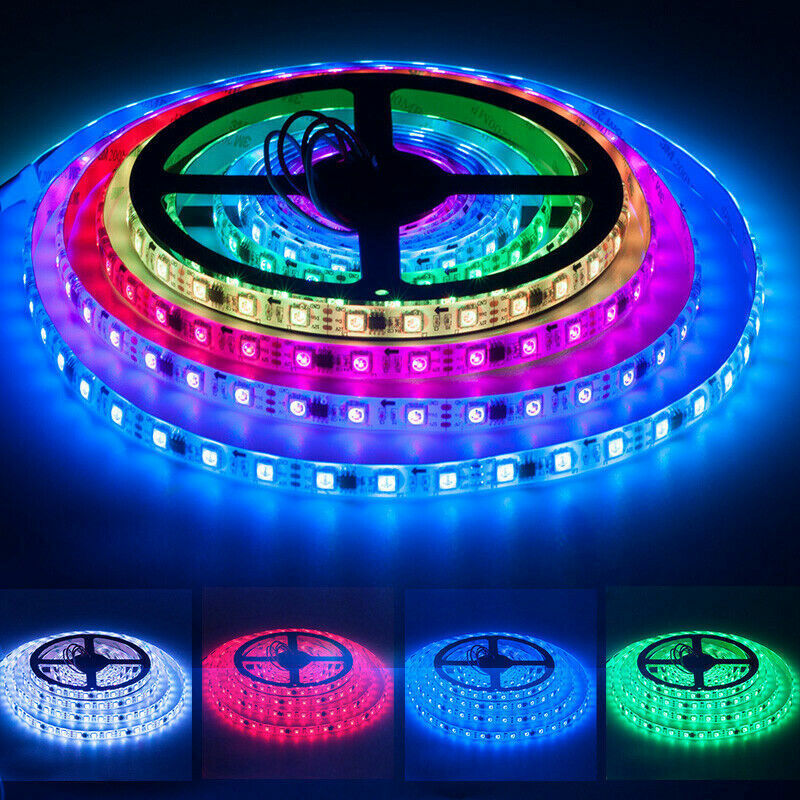 12V WS2811 Dream Color Addressable RGB LED Strip with RF Remote