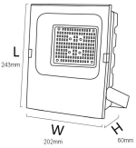 35W/50W/100W/150W/200W Floodlight Cool White IP66 LED Flood
