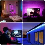 12V WS2811 Dream Color Addressable RGB LED Strip with RF Remote