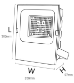 35W/50W/100W/150W/200W Floodlight Cool White IP66 LED Flood