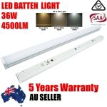 Easy Installation 36W 1200mm Tri Colour LED Batten Light Linear Diffused Ceiling - TRYPER LED LIGHTING